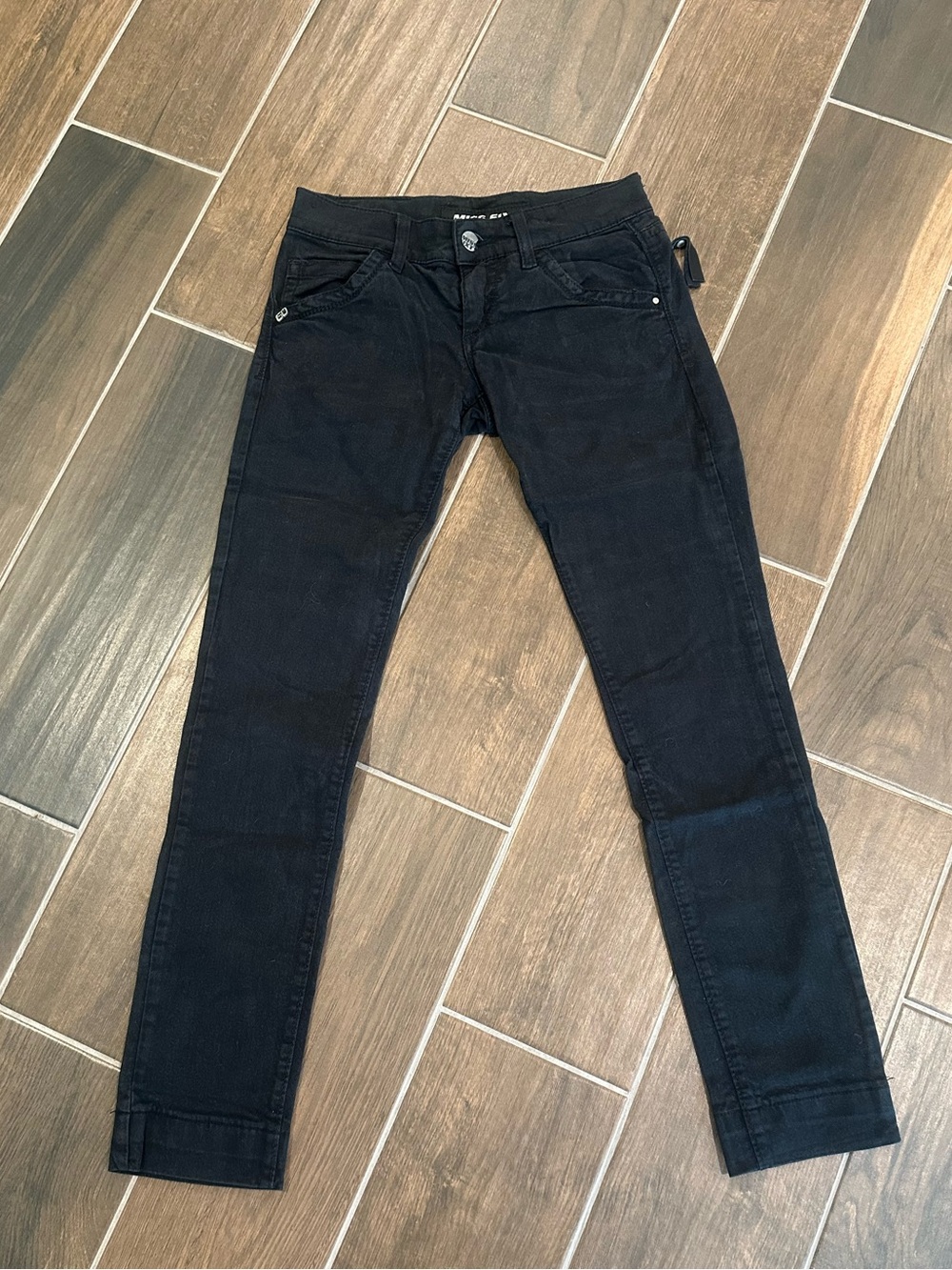Vintage Women’s Black Slim Stretch Miss Sixty Biker Jeans